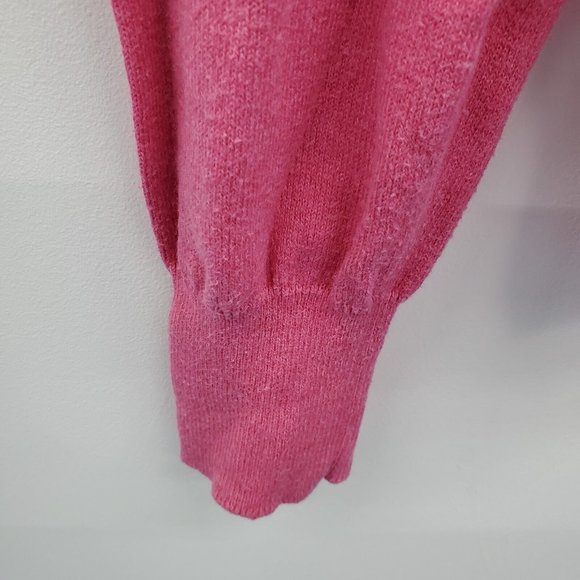 Peter Millar Mens Pink Cashmere Blend V-Neck Pullover Sweater Size L Golf Golfer - Picture 4 of 11